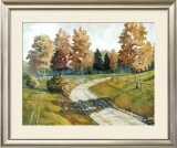 Autumn Walkway Art by Ed Grey