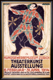 Theaterkunst Ausstellung Framed Giclee Print by Carl Roesch