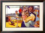 Bridlington: Its Quicker by Rail 1923-1947 Framed Giclee Print by Greenup 