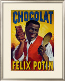 Chocolat Felix Potin Framed Giclee Print by Mourgue 