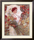 White Parasol Prints by Robert Payton Reid