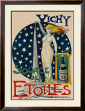 Vichy Etoiles Framed Giclee Print by Tulus 
