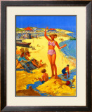 Mablethorpe and Sutton-on-sea, BR poster, circa 1950s Framed Giclee Print by Jack Merriott