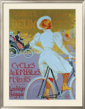 Cycles Delin Framed Giclee Print by Georges Gaudy