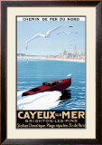 Cayeux Sur Mer Framed Giclee Print by Pierre Commarmond