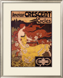 American Crescent Cycles Framed Giclee Print by Ramsdell 