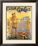 Elixir Gaulois Framed Giclee Print by Geo Blott
