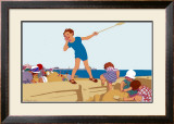 Clacton-on-Sea Framed Giclee Print by L Hocknell
