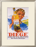 Diege Framed Giclee Print by Henry Le Monnier