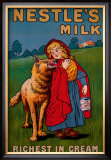 Nestle's Milk Framed Giclee Print