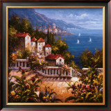 Mediterranean Arches III Print by Gabriela 