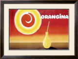 Orangina Soda Framed Giclee Print