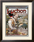 Luchon Framed Giclee Print by Emmanuel Brun