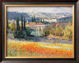 Sunlight on the Poppyfield Prints by Frank Malva