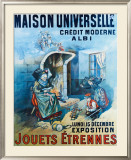 Maison Universelle Framed Giclee Print by B. Kaufmann