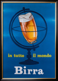 In Tutto il Mondo Birra Framed Giclee Print by E. Arvati