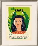 Aloha Hawaii Framed Giclee Print by Edward McKnight Kauffer