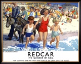 Redcar Framed Giclee Print by E Oakdale