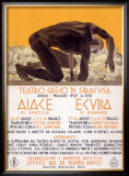 Greek Drama Siracusa Theater Framed Giclee Print