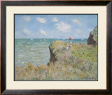 Cliff Walk at Pourville, 1882 Posters by Claude Monet