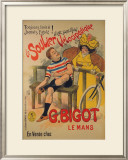 Cycles G. Bigot Framed Giclee Print by Misti 
