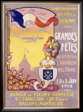 Fetes Aviation Militaire Framed Giclee Print by Fressinet 