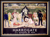 Harrogate Framed Giclee Print by Anna Katrina Zinkeisen