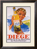 Diege Framed Giclee Print by Henry Le Monnier