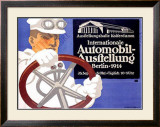 Automobil Ausstellung Framed Giclee Print by Lucian Bernhard