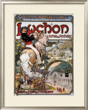 Luchon Framed Giclee Print by Emmanuel Brun
