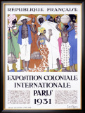 Exposition Coloniale, Paris 1931 Framed Giclee Print by Jacques de la Neziere