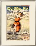 Boulogne s. Mer Framed Giclee Print by George Redon