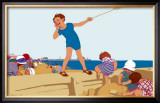 Clacton-on-Sea Framed Giclee Print by L Hocknell