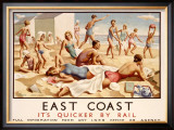 East Coast Framed Giclee Print by Brien 