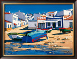 Barque Bleue a Alvor Posters by Jean-Claude Quilici
