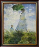 Lady with Parasol Print by Claude Monet