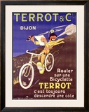 Terrot and Cie Motorcycle Framed Giclee Print by Dreville 