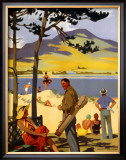 Silloth-on-Solway Framed Giclee Print by Henry George Gawthorn