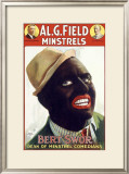 Burt Swor, Minstrel Comedian Framed Giclee Print