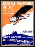 Grand Aviation, Meeting of Lyon Framed Giclee Print