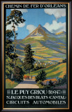 Le Puy Griou Framed Giclee Print by Constant Leon Duval