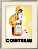 Cointreau Framed Giclee Print by Charles Loupot