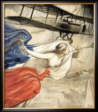 Locomotion Aerienne Framed Giclee Print by Fouqueray 