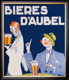 Bieres d'Aubel Framed Giclee Print by Odette Servais