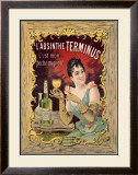 Absinthe Aperitif Liqueur Framed Giclee Print
