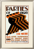 Parties of Eight, LMS Framed Giclee Print by LMS 