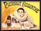 Pierrot Absinthe Framed Giclee Print by LEM 