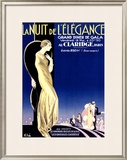 Nuit Elegance Framed Giclee Print by Aleardo Villa
