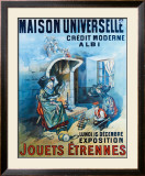 Maison Universelle Framed Giclee Print by B. Kaufmann
