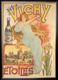 Vichy Etoiles Framed Giclee Print by Michelle 